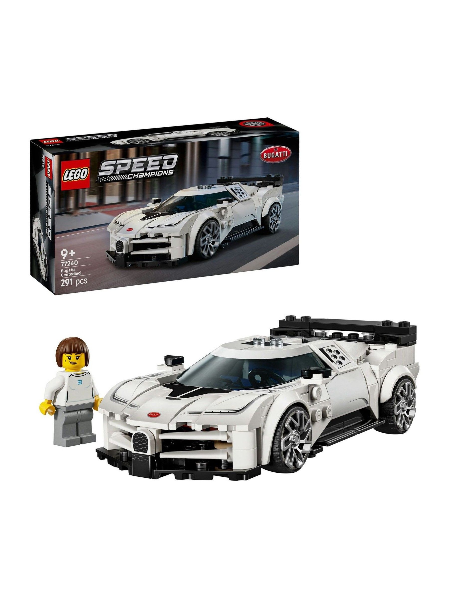 LEGO® Speed Champions Bugatti Centodieci Hyper Sports Car Toy 77240 - Image 15
