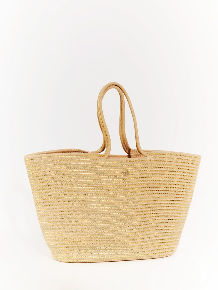 Seaspray Cream Isabella Metallic Bag - Image 1 of 3