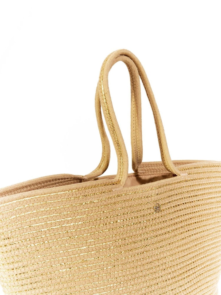 Seaspray Cream Isabella Metallic Bag - Image 3 of 3