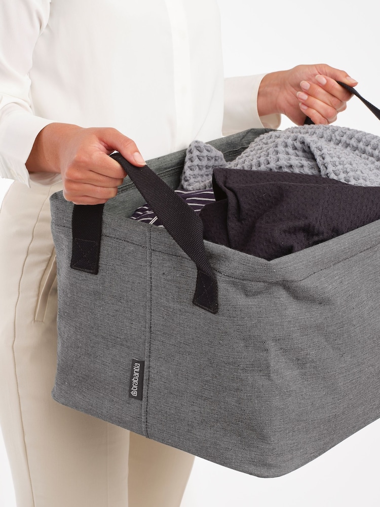 Brabantia Pepper Black Foldable Laundry Basket - Image 6 of 6
