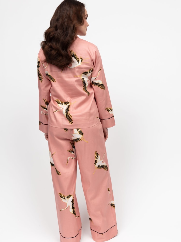 Cyberjammies Pink Long Sleeve Pyjama Set - Image 1 of 3