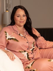 Cyberjammies Pink Long Sleeve Pyjama Set - Image 3 of 3