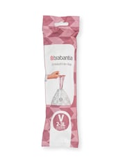 Brabantia White 200 Pack Perfect Fit Code V 2-3 Litres Bin Bags - Image 4 of 4