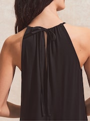 Ro&Zo Black Wide Leg Jersey Jumpsuit - Image 4 of 5