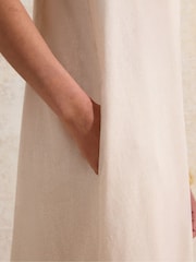Ro&Zo Cream Petite Tie Detail Maxi Dress - Image 3 of 5