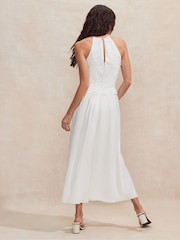 Ro&Zo White 100% Cotton Marina Floral Cutwork Dress - Image 1 of 5