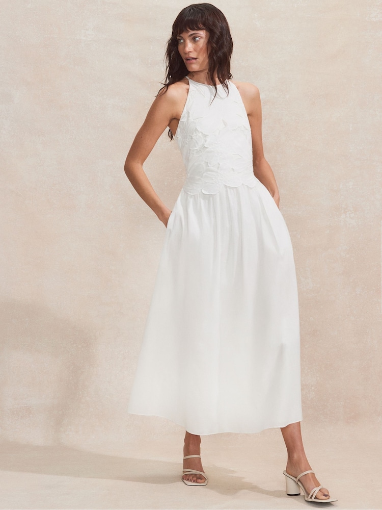 fall colors wedding guest dress Mariner Blooms Maxi Dress main image 1
