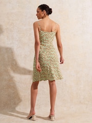 Ro&Zo Red Ditsy Floral Mini Dress - Image 4 of 4