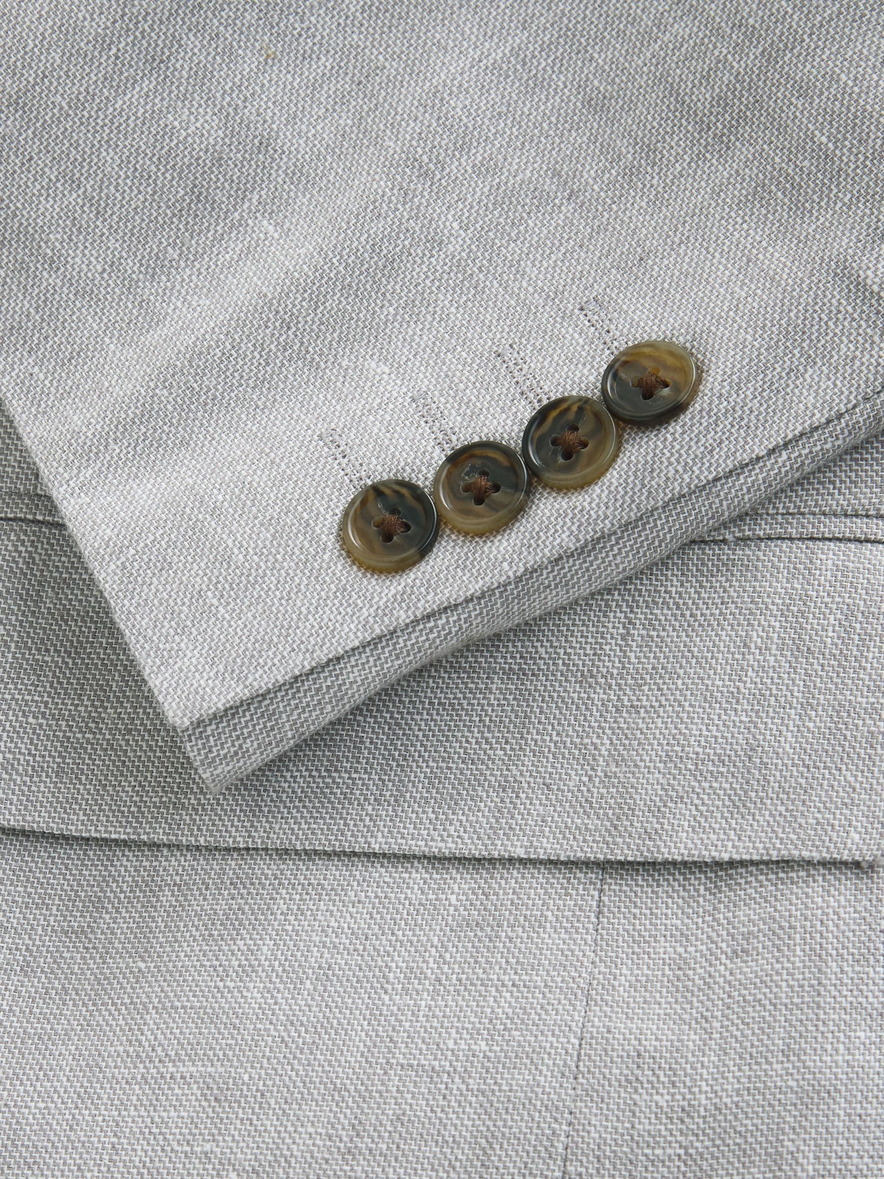 Buy Grey Tailored Fit Linen Blend Texture Suit Jacket from Next USA