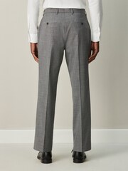 رمادي - Regular Fit Contrast Fabric Detail Suit Trousers - صورة 3 من 9