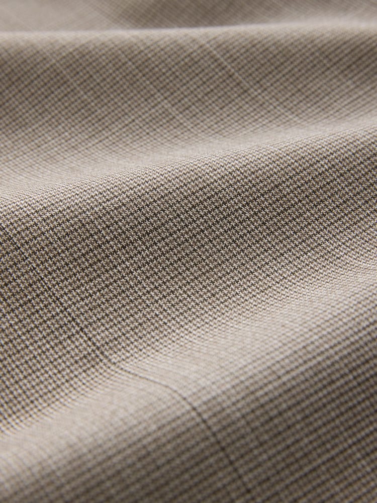 Neutral Regular Fit Contrast Fabric Detail Suit Jacket - Image 10 of 10