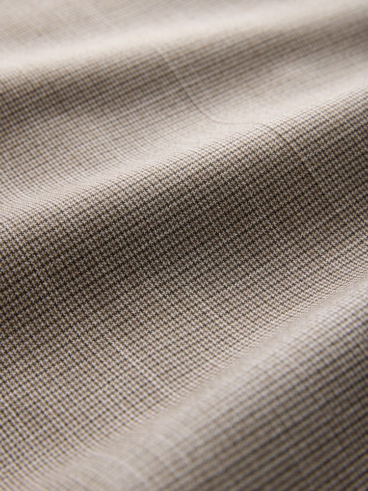 Neutral Regular Fit Contrast Fabric Detail Suit Trousers - Image 11 of 11 Neutral Regular Fit Contrast Fabric Detail Suit Trousers - Image 11 of 11