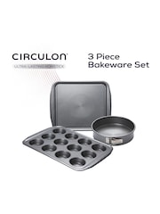 Circulon Grey Momentum Non Stick 3 Piece Bakeware Set - Image 2 of 7