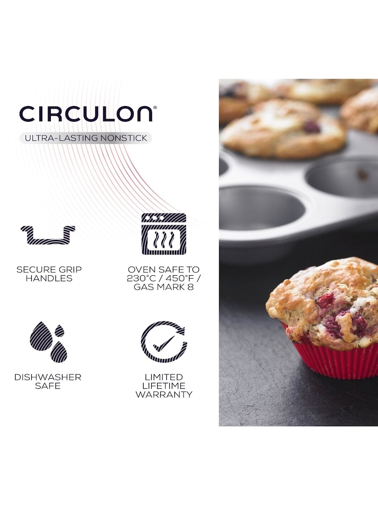 Circulon Grey Momentum Non Stick 3 Piece Bakeware Set - Image 7 of 7