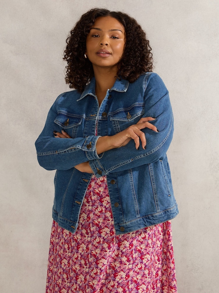Live Unlimited Blue Denim Jacket - Image 1 of 4