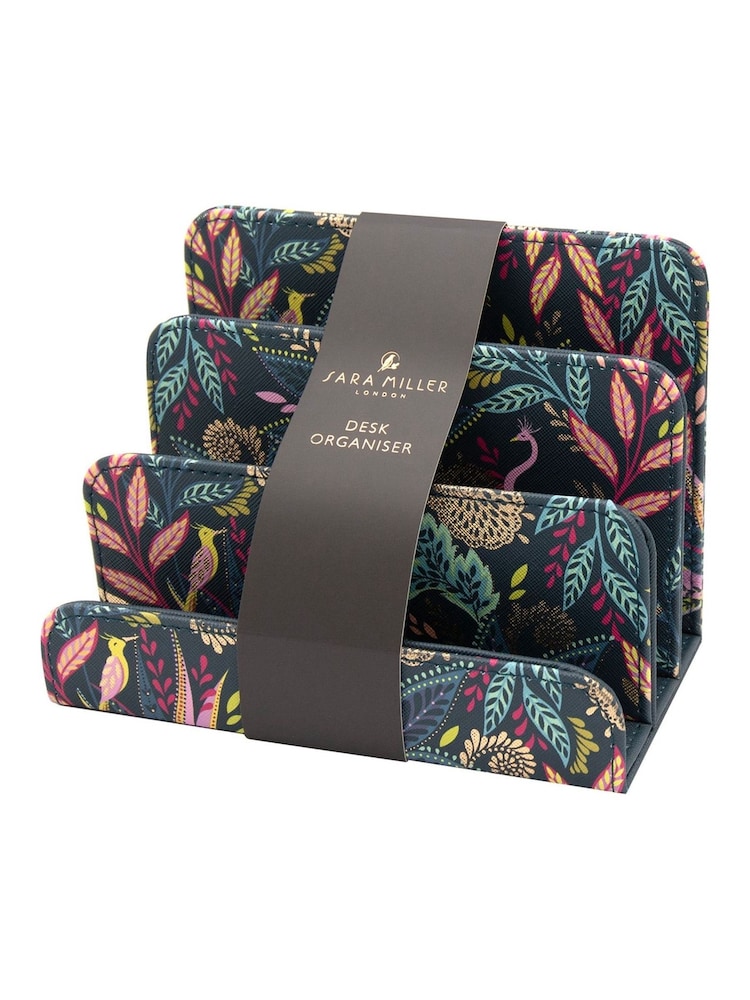 Sara Miller Navy Blue Savannah Pen Holder & Letter Organiser Rack - Image 6 of 6 Sara Miller Navy Blue Savannah Pen Holder & Letter Organiser Rack - Image 6 of 6