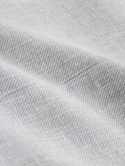 Grey Linen Blend Texture Suit Waistcoat - Image 3 of 4