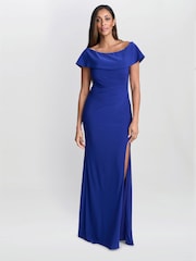 Gina Bacconi Blue Adina Jersey Maxi Dress - Bild 1 von 5