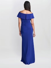 Gina Bacconi Blue Adina Jersey Maxi Dress - Bild 2 von 5