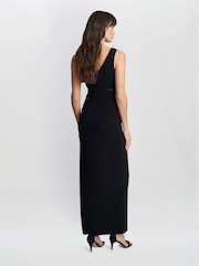 Gina Bacconi Wendy Cut Out Black Dress - Image 2 of 6