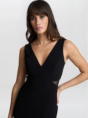 Gina Bacconi Wendy Cut Out Black Dress - Image 5 of 6