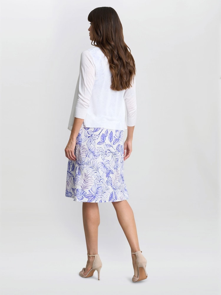 Gina Bacconi Maya Multi Wear White Cardigan - Image 2 of 5