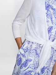 Gina Bacconi Maya Multi Wear White Cardigan - Image 4 of 5