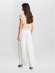 Gina Bacconi Orange Faith Tie Waist Shirt - Image 7 of 7