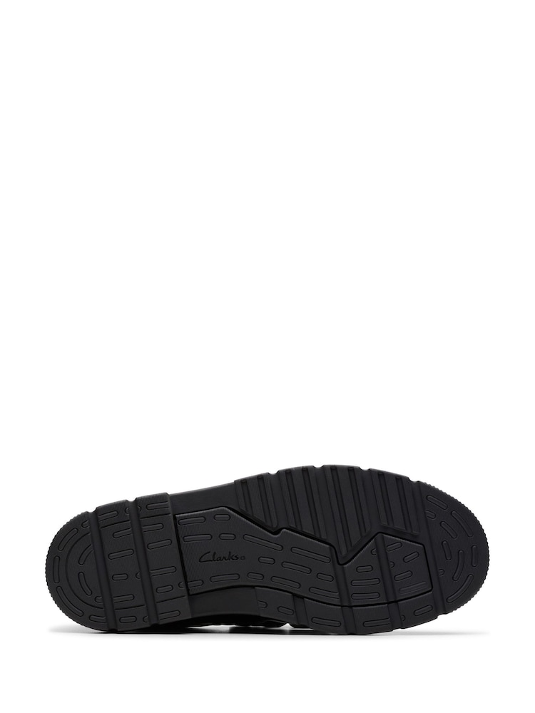 Clarks Black Wide Fit (G) Younger Girls Lorcam Bow Leather Shoes - Image 6 of 6 Clarks Black Wide Fit (G) Younger Girls Lorcam Bow Leather Shoes - Image 6 of 6