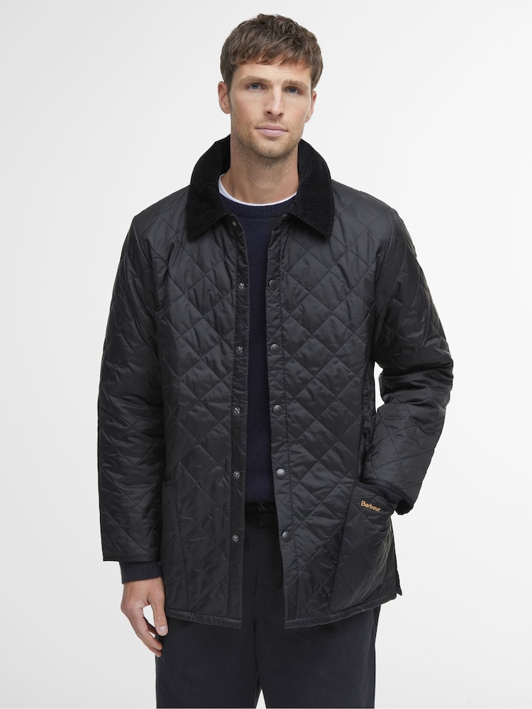 Barbour® Charcoal Black Liddesdale Quilt Jacket - Image 2 of 6