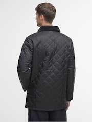 Barbour® Charcoal Black Liddesdale Quilt Jacket - Image 3 of 6