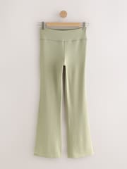 Verde sálvia - self. Calça de corrida Kickflare - Imagem 7 de 9