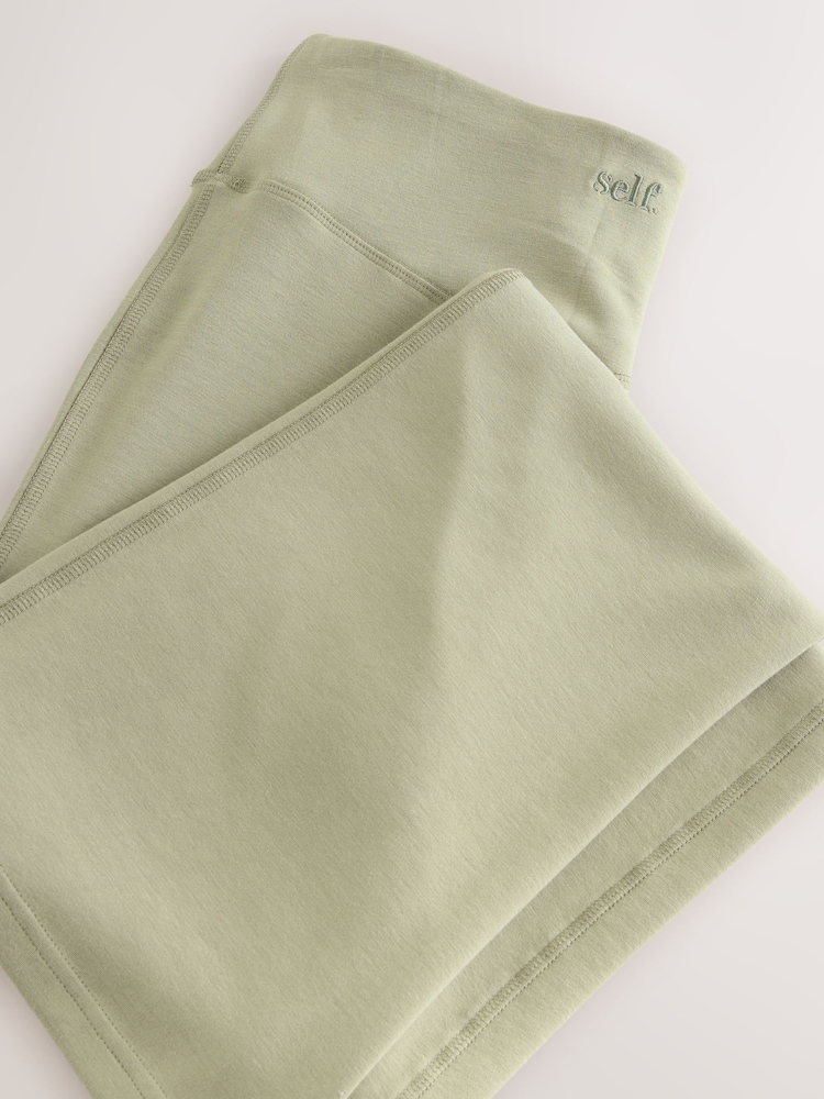 Verde sálvia - self. Calça de corrida Kickflare - Imagem 9 de 9