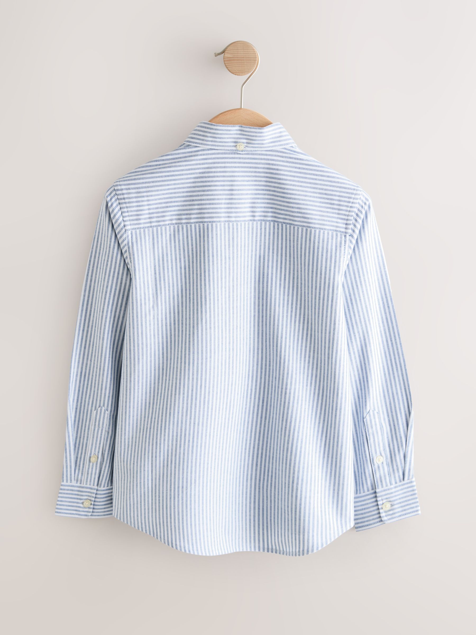 Buy Blue Stripe Single Oxford Shirt (3-16yrs) from Next Oman