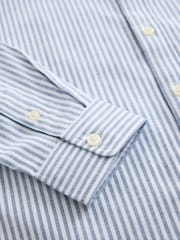 أزرق مقلم - قميص أكسفورد (3-16 سنة) - صورة 8 من 8