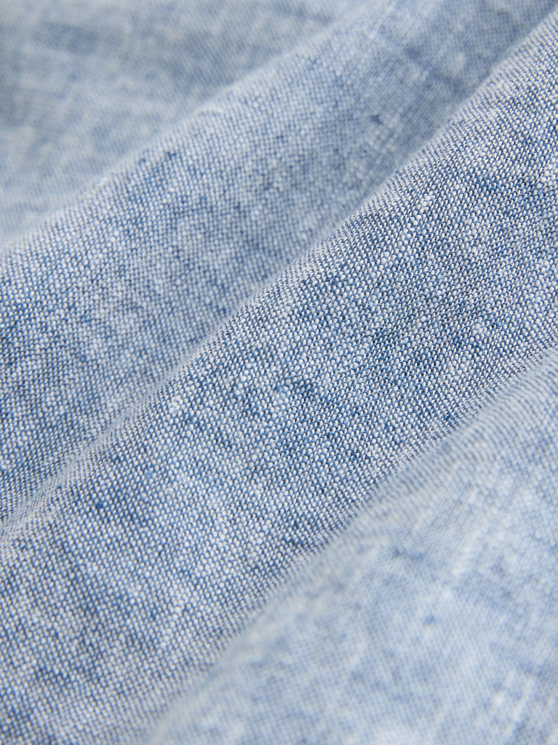 Buy Denim Blue Short Sleeve Linen Blend Shirt (3-16yrs) from Next USA