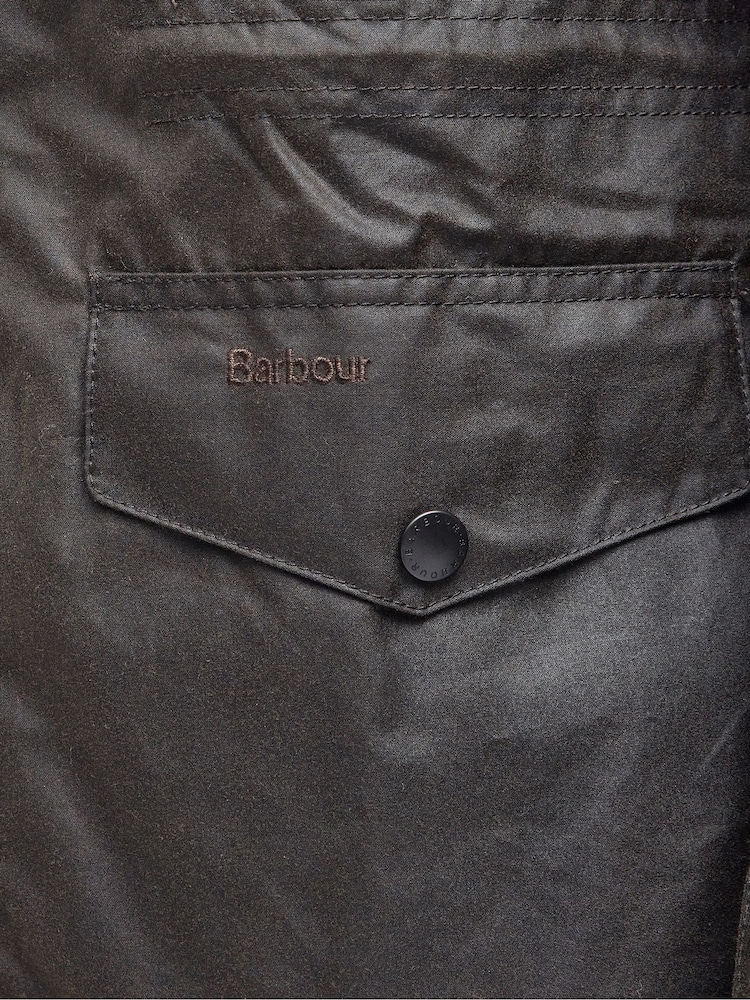 Barbour® Olive Green Sapper Wax Jacket - Image 3 of 3
