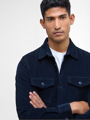 Barbour® Navy Regular Cord Overshirt - Image 2 of 7