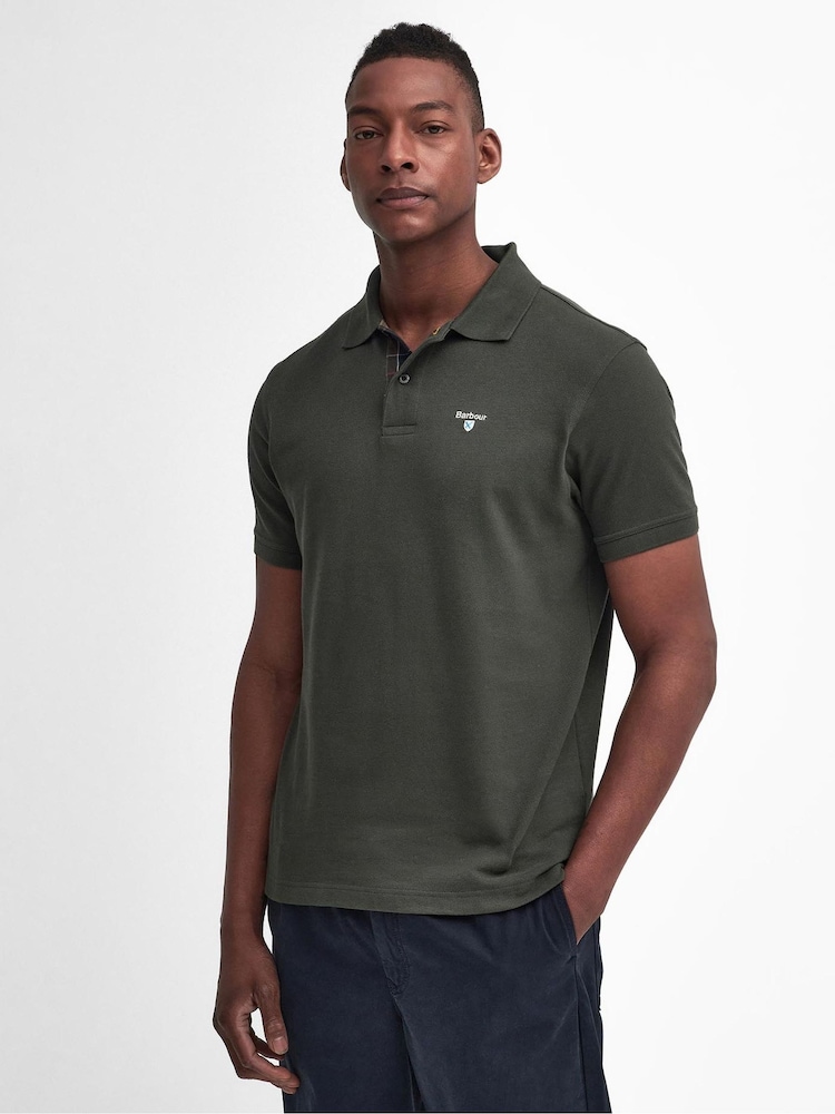 Barbour® Seaweed Classic Polo Shirt - Image 1 of 7 Barbour® Seaweed Classic Polo Shirt - Image 1 of 7