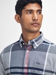 Barbour® Navy/Stone Dunoon Tartan Shirt - Image 5 of 8