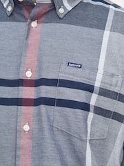Barbour® Navy/Stone Dunoon Tartan Shirt - Image 7 of 8