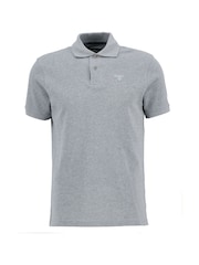 Barbour® Grey Marl Classic Polo Shirt - Image 5 of 5