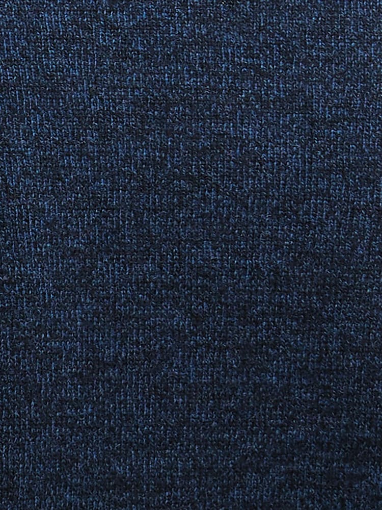 Barbour® Navy Mix Quarter Zip Jumper - Image 7 of 7