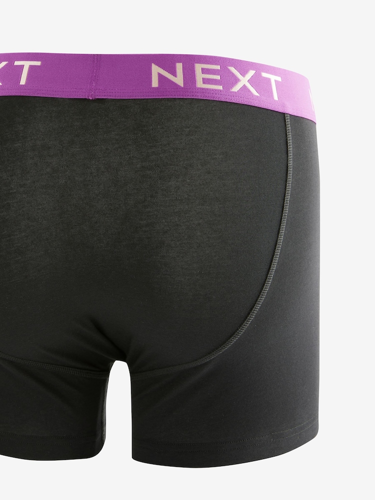 Noir - Waistband A-Front 100% Cotton Boxers 10 Pack - Image 12 of 13