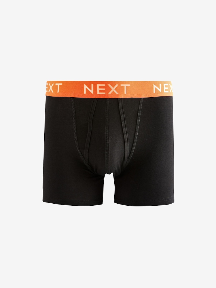 Noir - Waistband A-Front 100% Cotton Boxers 10 Pack - Image 3 of 13
