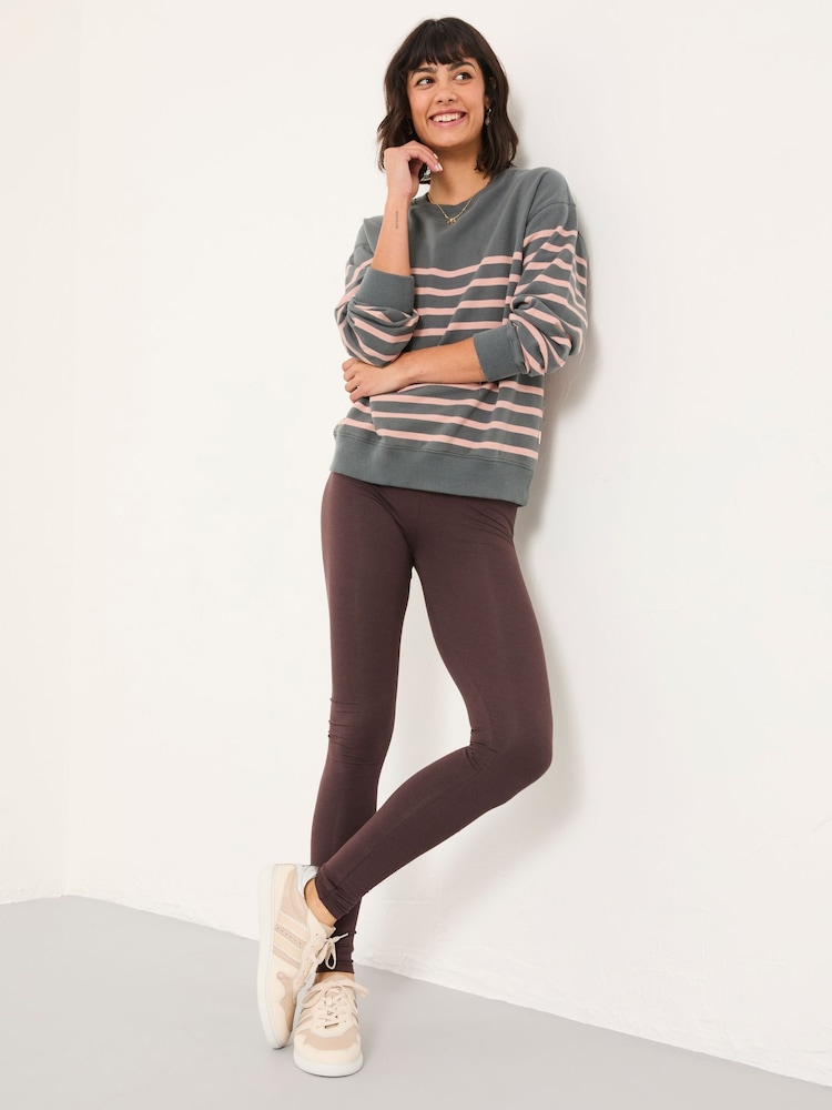 FatFace Meribel Brown High Rise Legging - Image 1 of 5 FatFace Meribel Brown High Rise Legging - Image 1 of 5
