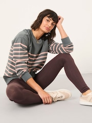 FatFace Meribel Brown High Rise Legging - Image 4 of 5