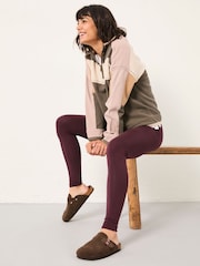 FatFace Meribel Purple High Rise Legging - Image 4 of 5