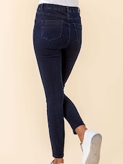 Roman Blue Ultimate Denim Cropped Leggings - Image 4 of 4