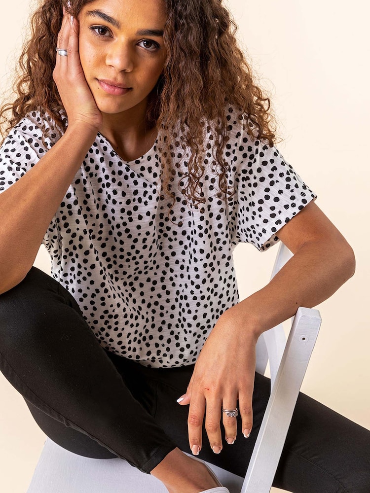 Roman Black Ultimate Denim Cropped Leggings - Image 3 of 4